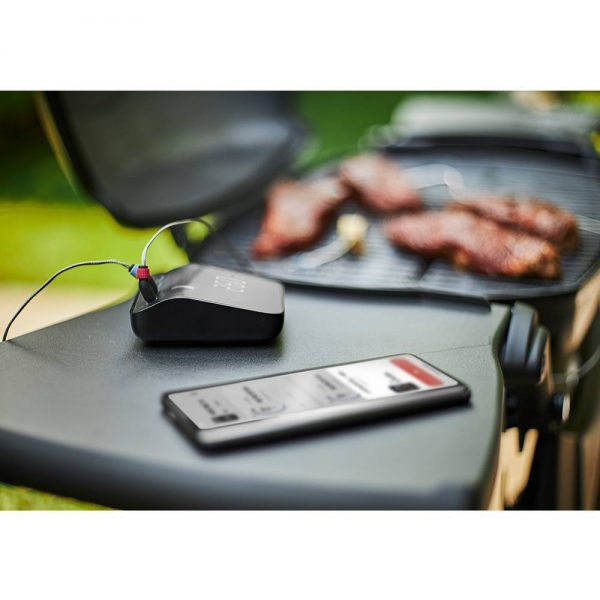 termometro wifi con sonde weber connect e app su smartphone
