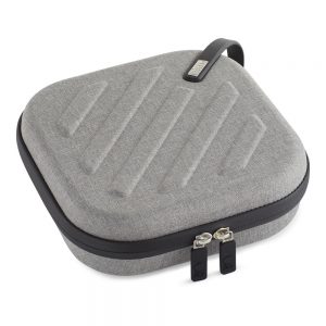 custodia grigia con zip per termometro wifi weber connect chiusa