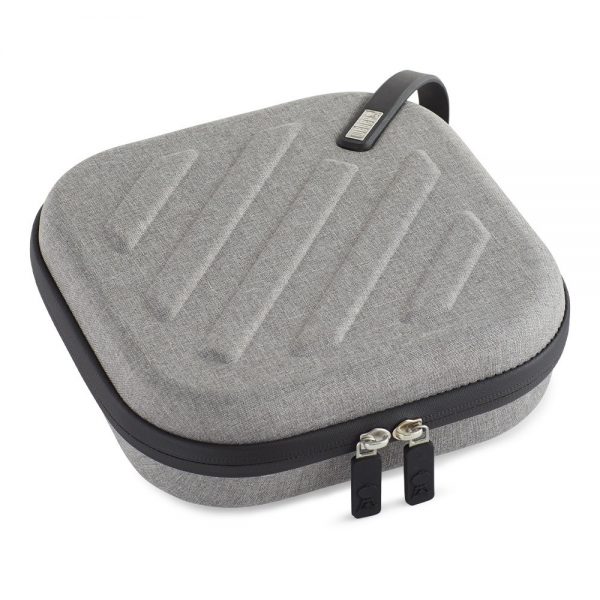 custodia grigia con zip per termometro wifi weber connect chiusa