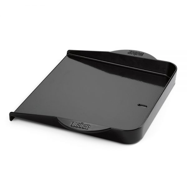 Piastra in ghisa smaltata con sistema di raccolta del grasso compatibile con tutti i barbecue a gas Weber