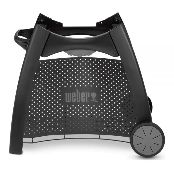 Carrello Deluxe robusto, compatibile con tutti i barbecue Weber Q delle serie 2000