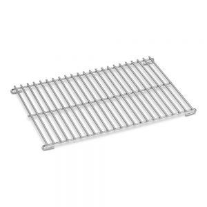 Griglia in acciaio inox per sollevare i cibi durante le cotture più lunghe, per barbecue Weber Q 2000 e 3000