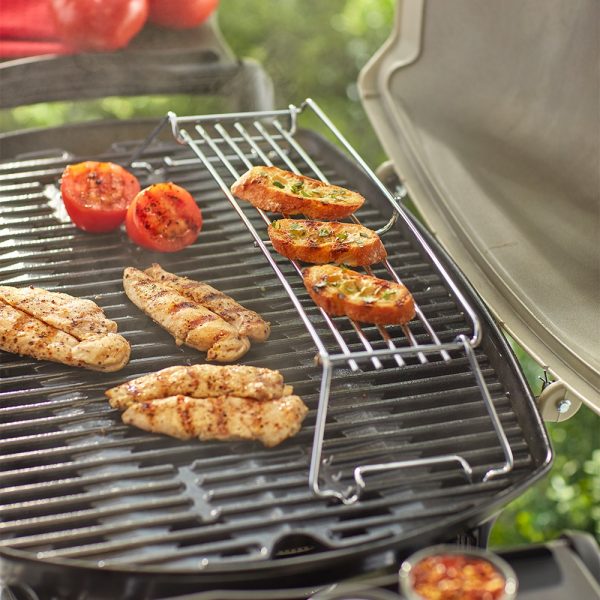 Griglia di riscaldamento in acciaio cromato per barbecue Weber Q serie 2000
