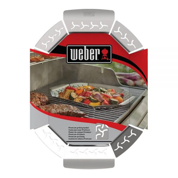 Vassoio di cottura in acciaio inox con manici compatibile con tutti i modelli di barbecue.