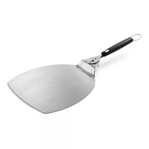 Robusta pala per pizza in acciaio inox per introdurre ed estrarre la pizza dal barbecue
