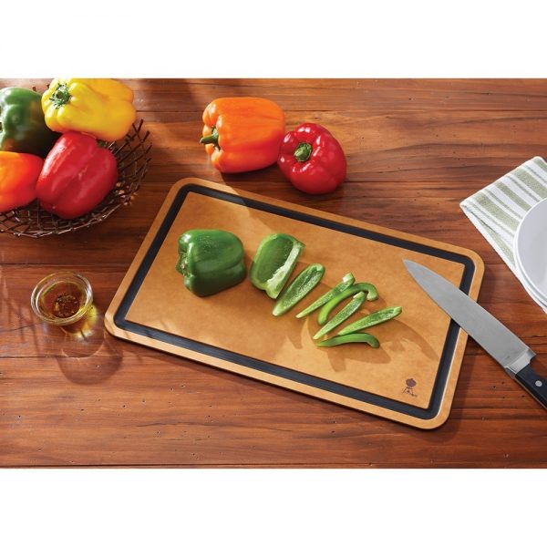 Tagliere universale con scanalature, resistente ai coltelli e lavabile in lavastoviglie