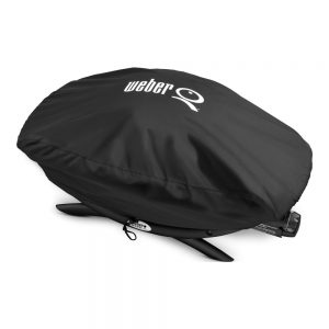 Copertura in poliestere di alta qualità compatibile con tutti i barbecue Weber Q delle serie 2000