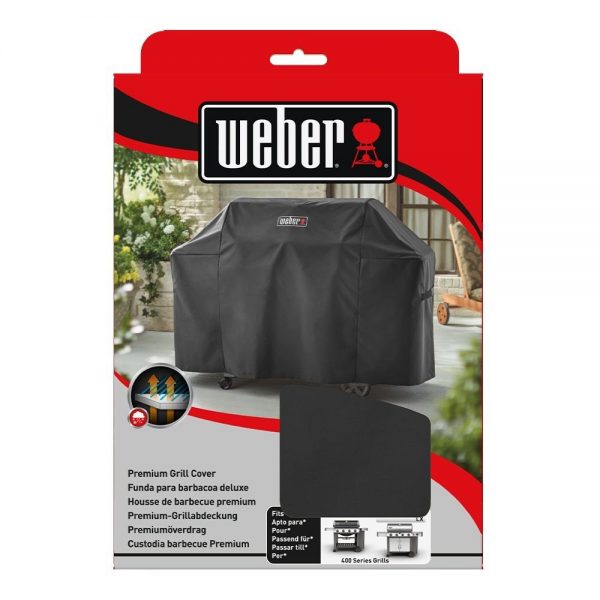 Copertura di alta qualità compatibile con i barbecue Genesis II serie 400 e Summit serie 400
