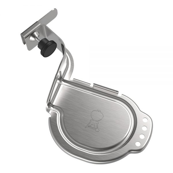 Staffa di supporto in acciaio inox per iGrill compatibile con tutti i barbecue a carbone Weber.