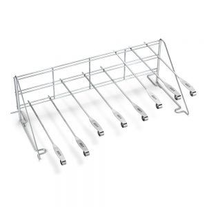 Sistema di cottura a sospensione multi livello in acciaio inox ETGS (Elevations Tiered Grilling System) Weber.