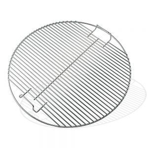 Griglia di cottura in acciaio cromato compatibile con tutti i barbecue a carbone Weber da 47 cm.