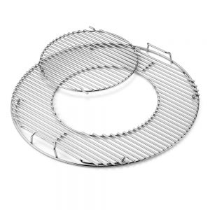 Griglia di cottura Gourmet Barbecue System in acciaio cromato compatibile con tutti i barbecue a carbone Weber da 57 cm.