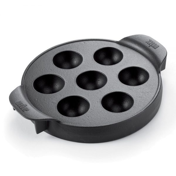 Accessorio di cottura multifunzione in ghisa compatibile con tutti i barbecue Weber GBS.