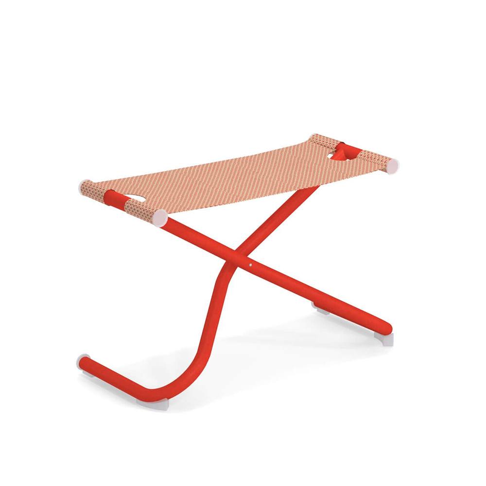 Poggiapiedi Pieghevole Snooze Emu - Rosso/Pesca