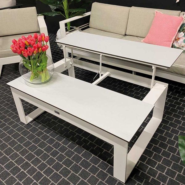 Salotto da Esterno Saint Tropez in Alluminio MV Outdoor - Bianco - immagine 3