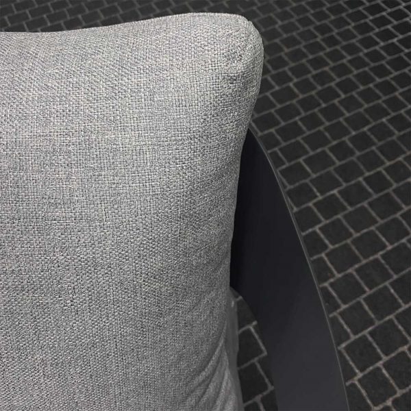 Salotto da Esterno Clay in Alluminio Giardinia Outdoor - Antracite - immagine 2