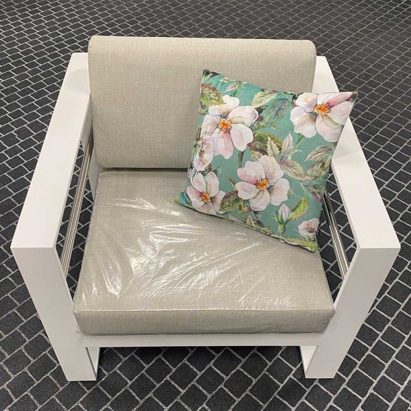 Salotto da Esterno Saint Tropez in Alluminio MV Outdoor - Bianco - immagine 2