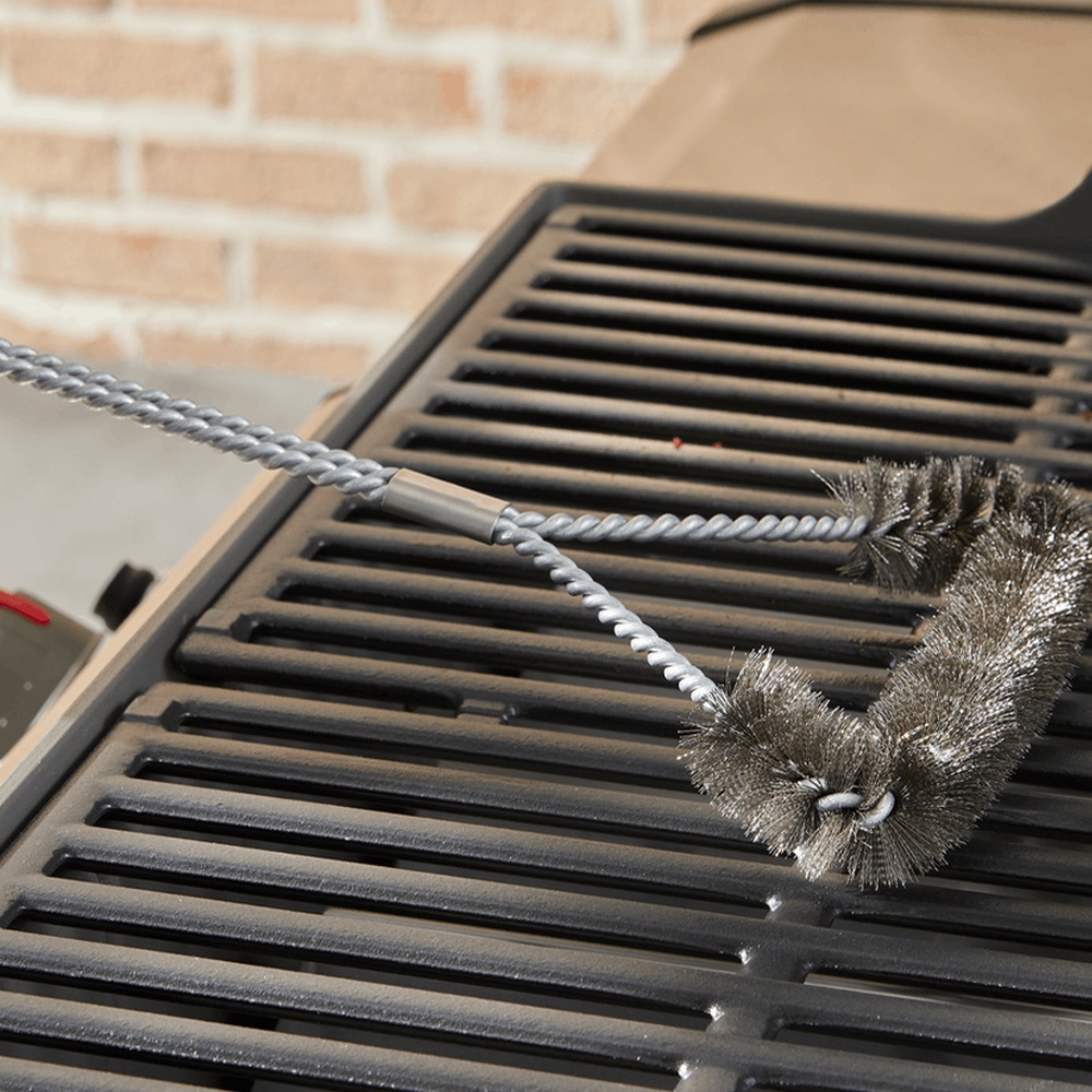 Spazzola a T per Griglie con Setole in Acciaio Weber - 6278