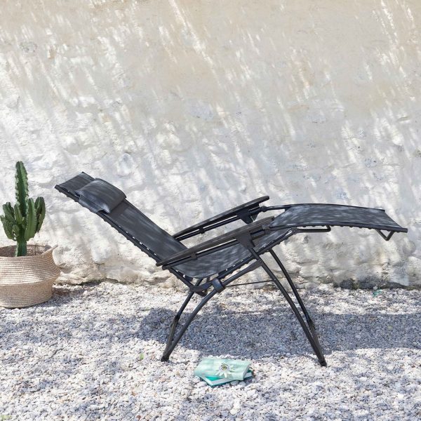 Poltrona Sdraio Evolution LaFuma - Obsidian
