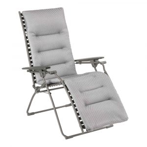 Poltrona Reclinabile Evolution BeComfort in Acciaio e Textilene Lafuma - Silver