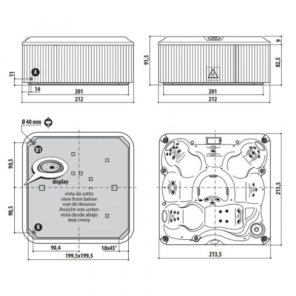 Minipiscina Idromassaggio Jacuzzi® J-235™