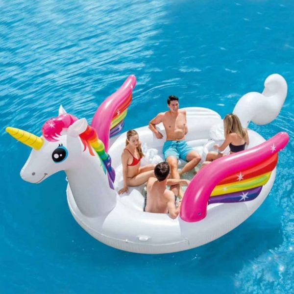 Isola Party Unicorno Gonfiabile Intex - 57266 - immagine 2