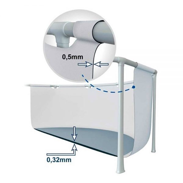 Piscina Fuori Terra Intex Prisma Ø 366 x H 76 cm - 26712