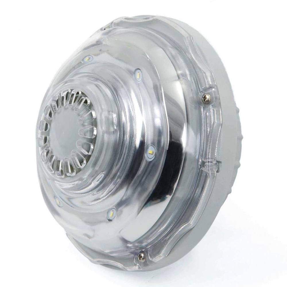 Luce a LED con funzione idroelettrica compatibile con le bocchette Intex con attacchi da 38 mm.