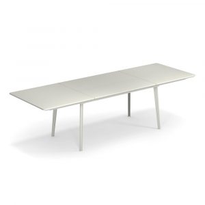 Tavolo Allungabile Plus4 in Acciaio, 160/270 x 90 cm Emu - Bianco