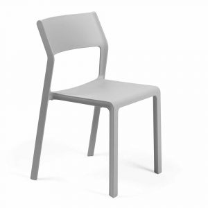 Sedia Impilabile Trill Bistrot in Resina Nardi - Grigio