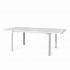 Tavolo Allungabile Alloro in Alluminio e Resina, 140/210 x 100 cm Nardi - Bianco