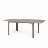Tavolo Allungabile Alloro in Alluminio e Resina, 140/210 x 100 cm Nardi - Tortora