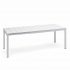 Tavolo Allungabile Rio in Alluminio e Resina, 140/210 x 85 cm Nardi - Bianco