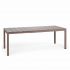 Tavolo Allungabile Rio ALU in Alluminio, 140/210 x 85 cm Nardi - Tortora