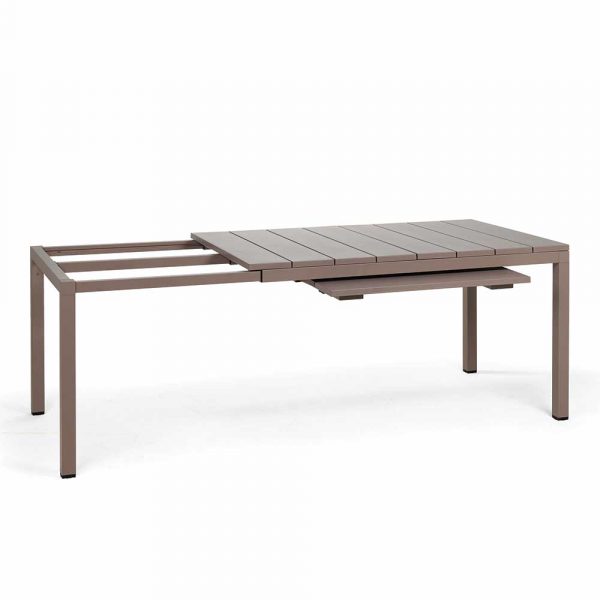 Tavolo Allungabile Rio ALU in Alluminio, 140/210 x 85 cm Nardi - Tortora - immagine 4