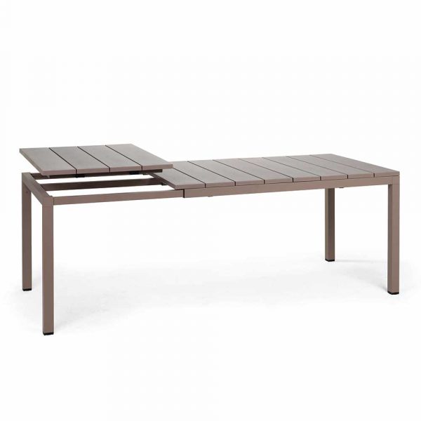 Tavolo Allungabile Rio ALU in Alluminio, 140/210 x 85 cm Nardi - Tortora - immagine 3