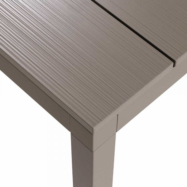 Tavolo Allungabile Rio ALU in Alluminio, 210/280 x 100 cm Nardi - Tortora - immagine 2