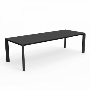 Tavolo Allungabile Milo in Alluminio, 200/320 x 100 cm Talenti - Antracite