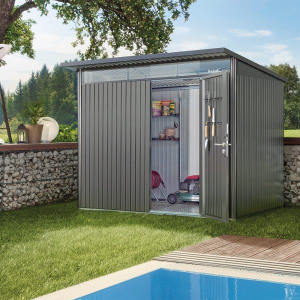 Casetta Porta Attrezzi per Esterno AvantGarde® A6 Biohort - 260 x 260 cm - immagine 2