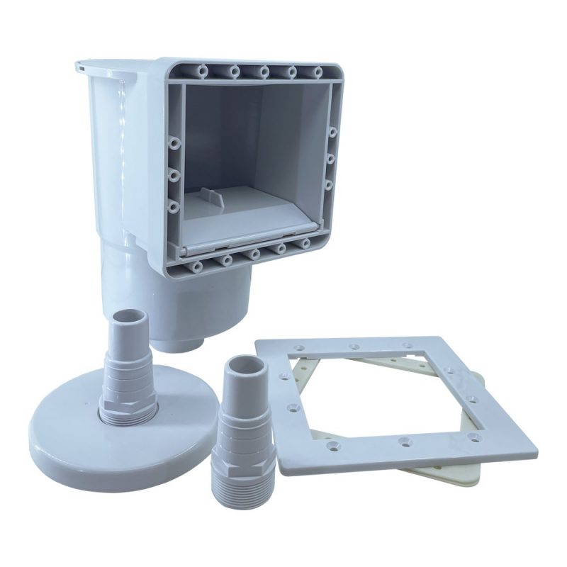 Skimmer Fisso per Piscine Fuori Terra in Acciaio e PVC Mondo Verde Garden