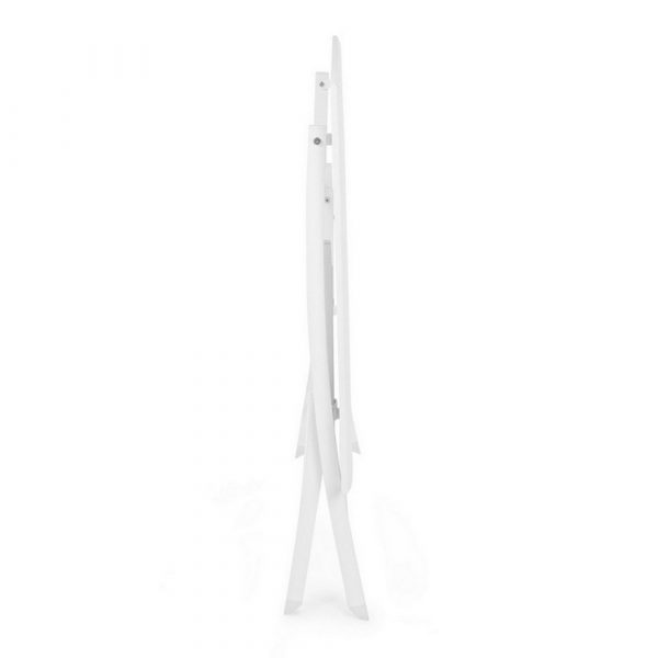 Tavolo Pieghevole Elin in Alluminio, 110 x 70 cm Bizzotto - Bianco - immagine 4
