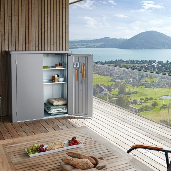 Armadio da Esterno Romeo® L Biohort - 132 x 87 x H 140 cm - immagine 3