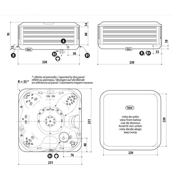 Minipiscina Idromassaggio Jacuzzi® J-385™ - Smoked Ebony - immagine 4