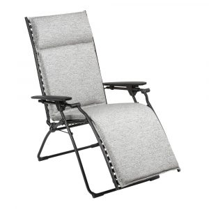 Poltrona Reclinabile Evolution Sunbrella in Acciaio e Textilene Lafuma - Granit
