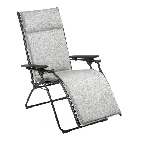 Poltrona Reclinabile Evolution Sunbrella in Acciaio e Textilene Lafuma - Granit