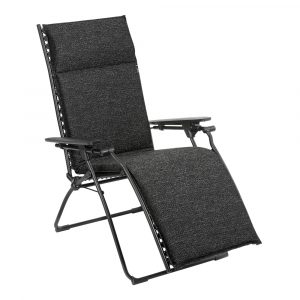 Poltrona Reclinabile Evolution Sunbrella in Acciaio e Textilene Lafuma - Ebene