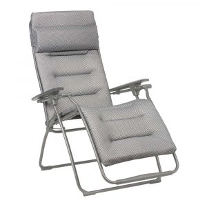 Poltrona Reclinabile Futura BeComfort in Acciaio e Textilene Lafuma - Silver