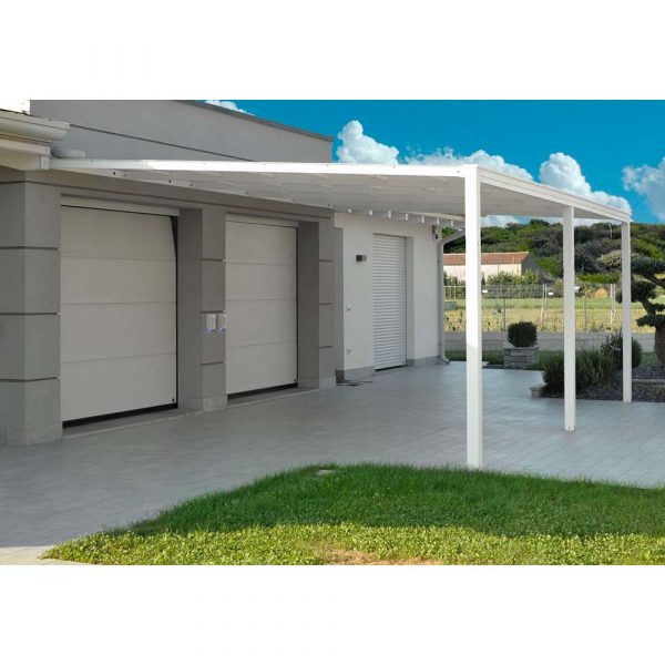 Pergola Addossata in Acciaio A3 - L'Officina by Adami