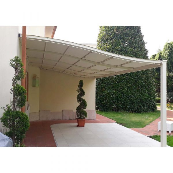 Pergola Addossata in Acciaio A3 - L'Officina by Adami - immagine 2