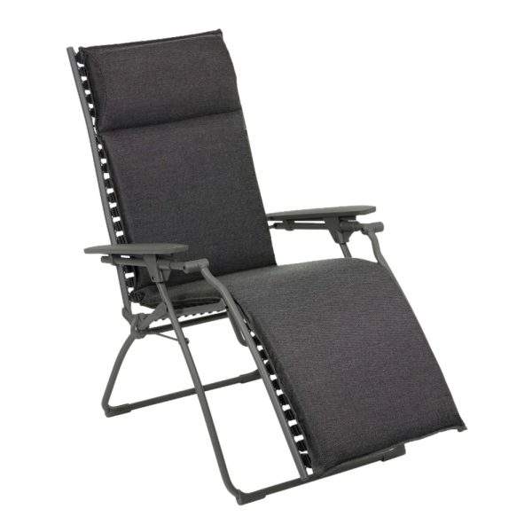 Poltrona Reclinabile Evolution Hedona in Acciaio e Textilene Lafuma - Onyx